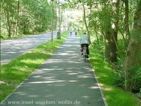 Fahrradweg Kamminke SwinemÃ¼nde