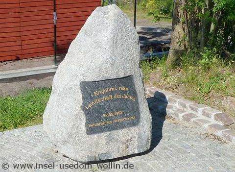 Kamminke Landschaft des Jahres Gedenkstein