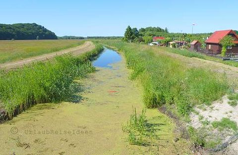 Grenze Deutschland - Polen, der Torfgraben
